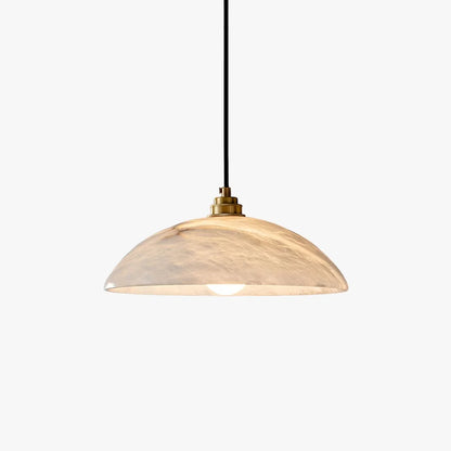 Marble and Copper Pendant Light for Dining Room